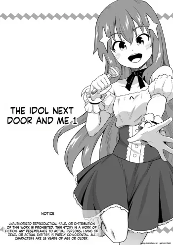 Idol no Kimi no Tonari no Boku 1 manga cover