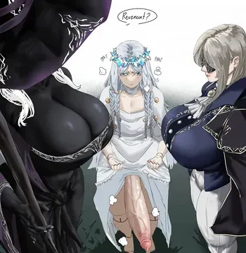 [Kulfodo] Revenant and her big sword🤺 (Elden Ring) manga cover