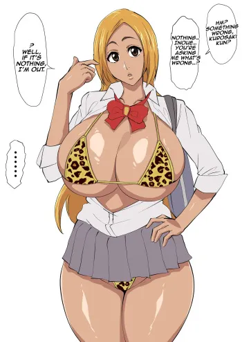 Gyaru Orihime doddles manga cover