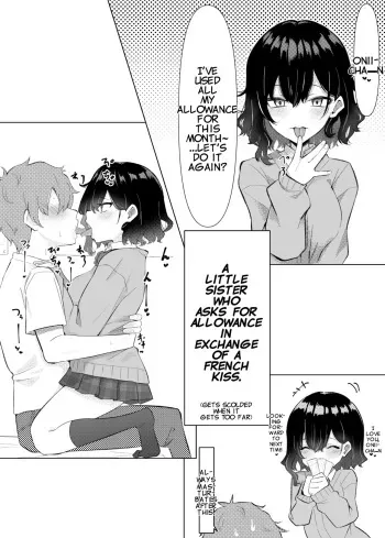 Imouto Series | Kiss-loving Mei-chan manga cover