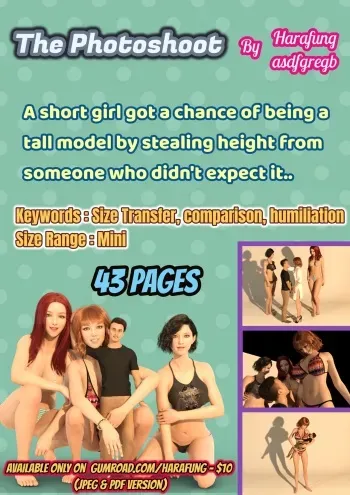 The photoshoot manga cover