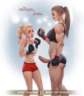 [Rino99] DFC: Dickgirls Fighting Championship manga cover