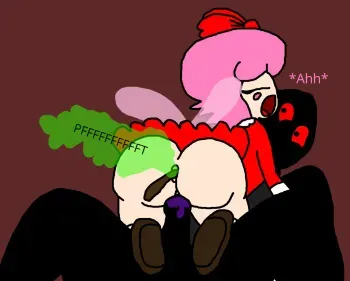 Ribbon goes pooping and farting at the same time manga cover
