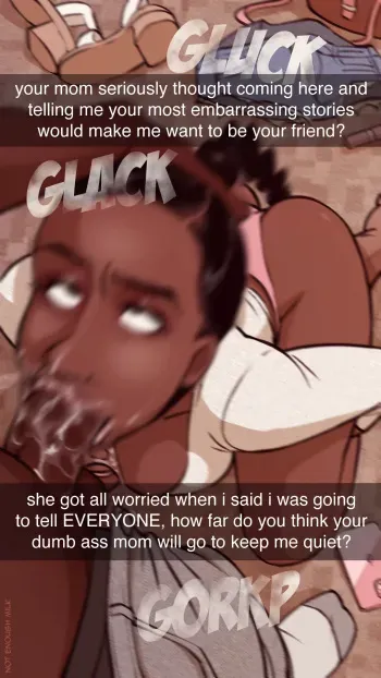 [Not Enough Milk] Glazed Ebony Mom NTR manga cover