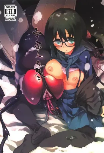 (C87) [KashiNoKi (Midori No Rupe)] Uchuujin no Fuyu manga cover
