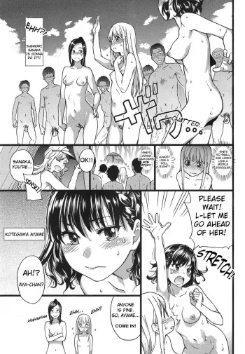 Nudist Beach ni Shuugaku Rryokou de! ! Ch. 3 manga cover