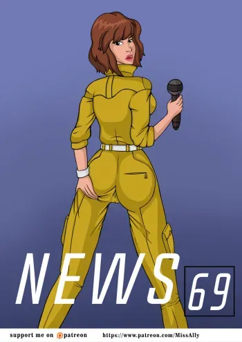[Miss Ally] April O'Neil, News 69 (Teenage Mutant Ninja Turtles) manga cover