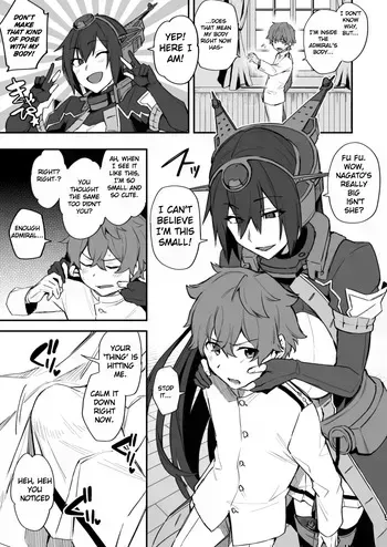 [Ikeshita Maue] Shota Admiral x Nagato Body Swap Manga (Kantai Collection )[English][MTL] manga cover