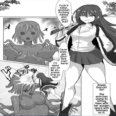 A Rowdy Exorcist Girl's Transformation Into A Seedbed Womb [Original] manga cover