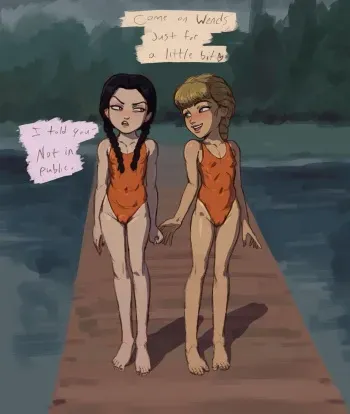 [Pears] Wednesday n Amanda (The Addams Family) manga cover