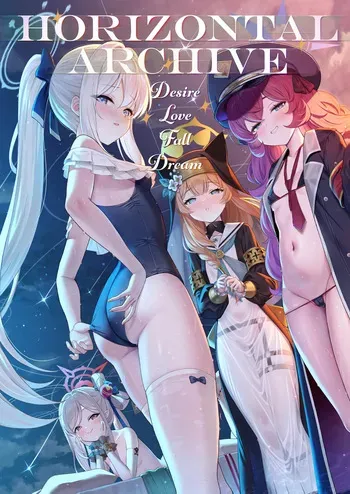 [Horizontal World (Matanonki)] Horizontal Archive -Iro Ai Raku Mu- | Horizontal Archive -Desire Love Fall Dream- (Blue Archive) [English] [Xzosk + head empty + Team Rabu2] [Digital] manga cover