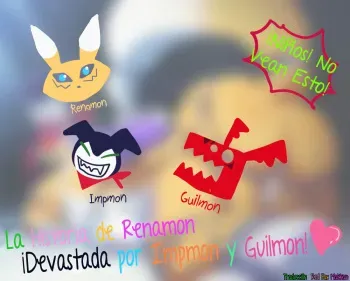 [68] Renamon o Impmon to Guilmon ga Ryoujoku Shichau Ohanashi | La Historia de Renamon, Guilmon e Impmon (Digimon) [Spanish] [Red Fox Makkan] manga cover