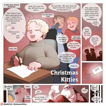 nimbletail Christmas Kitties manga cover