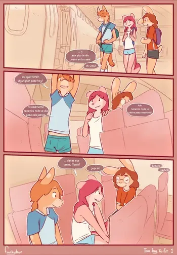[Funkybun] Too Big to Fit [Español] manga cover