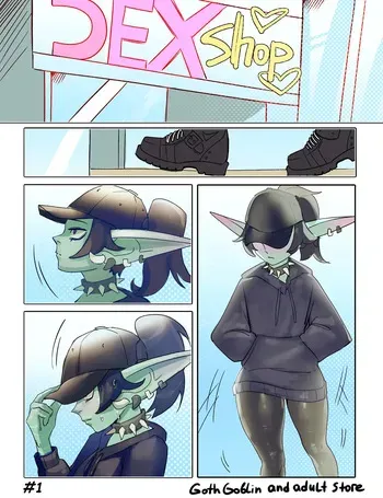 [Roxxxan] Lola's Story #1: Goth Goblin and adult store [ongoing] manga cover