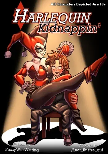 [Ilustregui] Harlequin Kidnappin' (DC Comics) manga cover