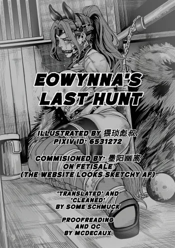 Eowynna's Last Hunt manga cover