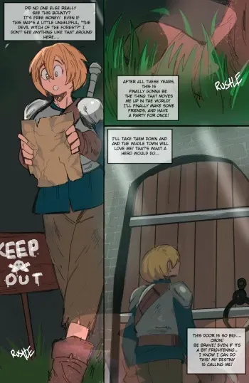 [Emboquo] Captured by the Terror of the Dark Forest! manga cover