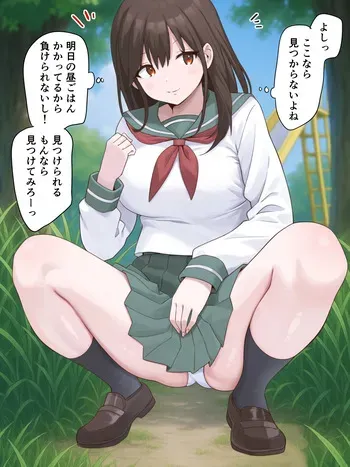 [さな] かくれんぼ中の限界女子 manga cover