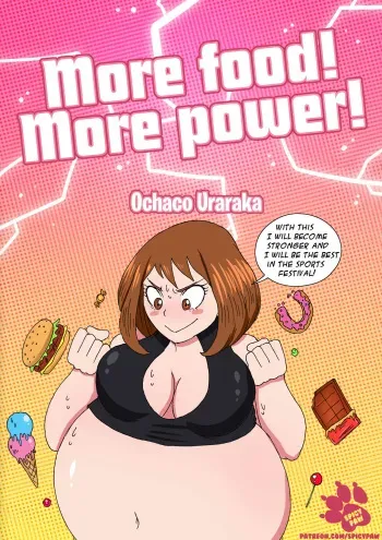[SpicyPaw] More Food! More Power! 1 - Ochaco Urakara (Boku no Hero Academia) manga cover