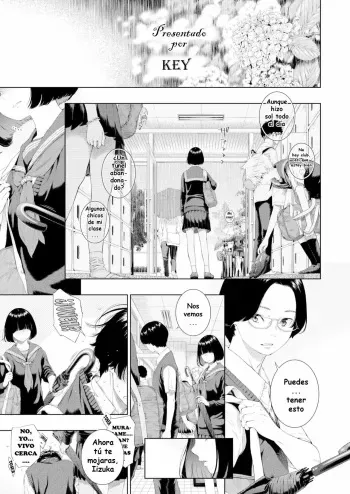 [Key] Rokugatsu no Ame no Yoru ni - En una noche lluviosa de junio (COMIC Kairakuten 2021-12) [spanish] manga cover