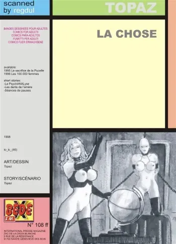 [Topaz] La chose (Thing) [French] manga cover