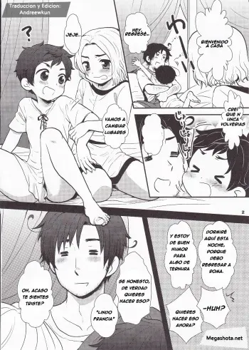 [Doujinshi] Romio (Kapool) - Oyabun ori Bon (Axis Powers Hetalia) [Español] manga cover