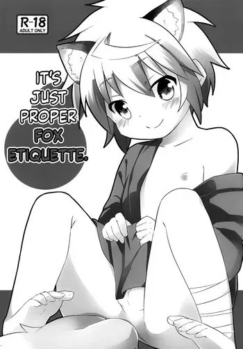 (C87) [Rideshion (Kazushi)] Kitsune no Tashinami da yo. | It's Just Proper Fox Etiquette. [English] {Chin²} manga cover