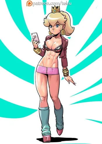 [Teku] Princesses (Super Mario Bros.) manga cover