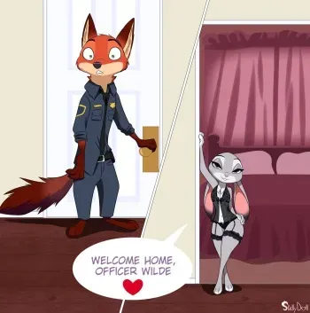 [skeletonguys-and-ragdolls (SkellyDoll)] After Work (Zootopia) manga cover