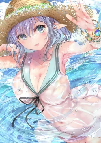 [Ogatatei] Nuresuke Sailor OnePi x Kyouei Mizugi x Mizu o Ayatsuru Elf-san manga cover