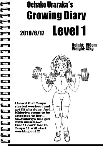 [E19700] Ochako Uraraka's growing diaries manga cover