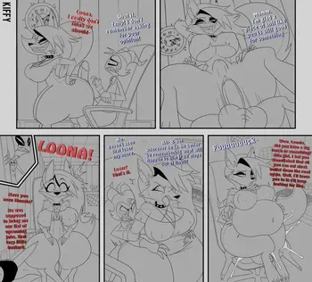 [Kiffy] Loona Gets Demoted (Helluva Boss) manga cover