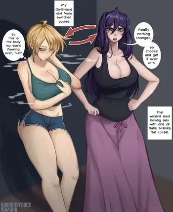 [Ahoykoi] Tales from NGCC: GF-Mom Body Switch! manga cover