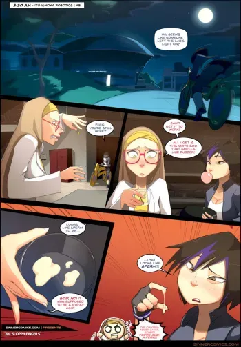 [Sillygirl] Big Sloppy Fingers (Big Hero 6) manga cover