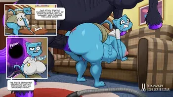 [Dalwart] Nicole and Black Hole (The Amazing World of Gumball) manga cover