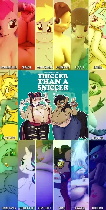 (Various) Thiccer Than A Sniccer (My little pony manga cover