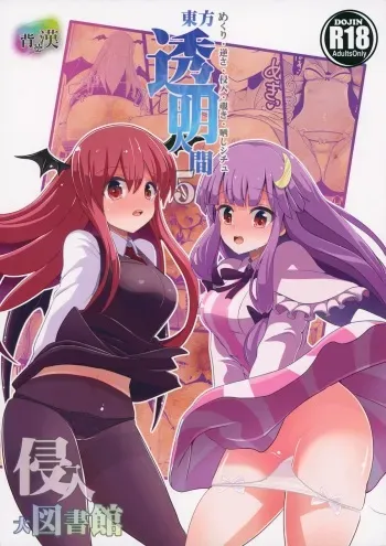 (Kouroumu 10) [Haitokukan (Haitokukan)] Touhou Toumei Ningen 5 Shinnyuu Daitosyokan (Touhou Project) manga cover