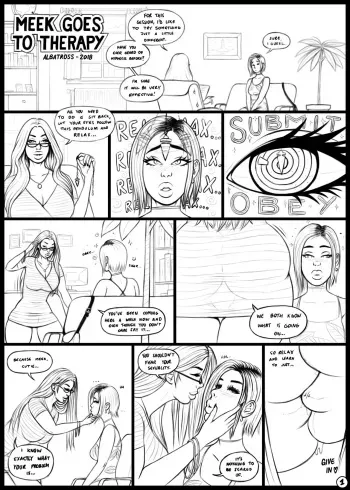 [Albatross] Meek Goes To Therapy manga cover