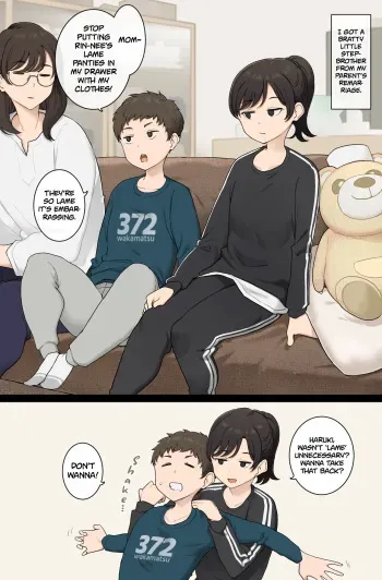 Older Step-sister Teaches Her Cheeky Little Step-brother a Lesson | Namaiki Gitei o Kyoiku Suru o Gishi-chan manga cover