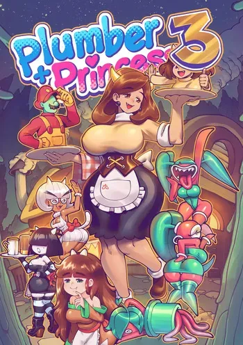 [Supersatanson] Plumber + Princess 3 (Super Mario Bros.) [+extras] manga cover