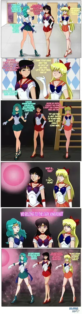 [dlobo777] Forming the Senshi Harem (Sailor Moon) manga cover