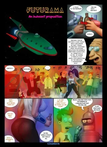 [nihaotomita] Futurama - An indecent proposition manga cover