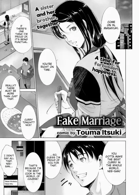 Fake Marriage manga cover
