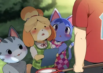 [DAGASI] Shima ni Toushindai no Juumin ga Yattekita (Animal Crossing) [Decensored] manga cover