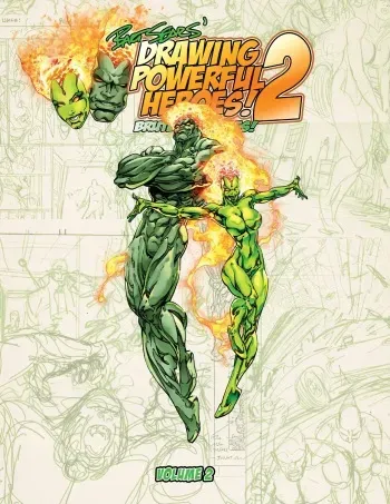 Drawing Powerful Heroes 2 by Bart Sears manga cover