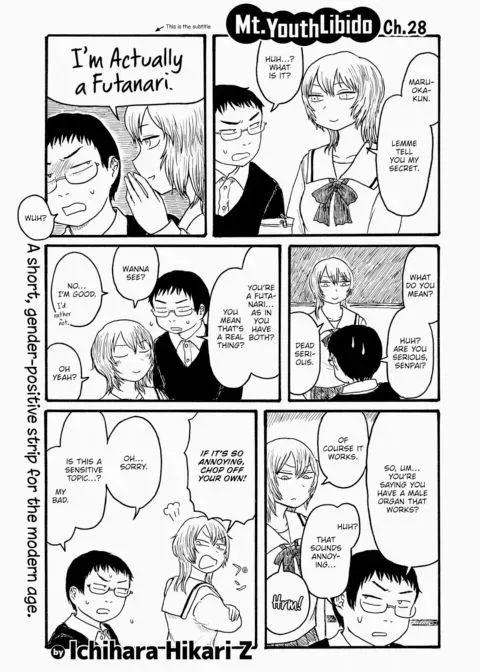 Mt. Youth Libido ~I'm Actually a Futanari~ manga cover