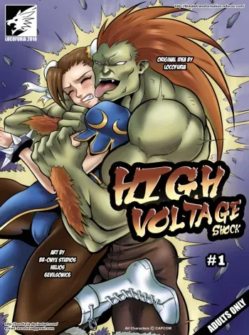 [Locofuria, 6evilsonic6] High Voltage Shock #1-2 (Street Fighter) manga cover