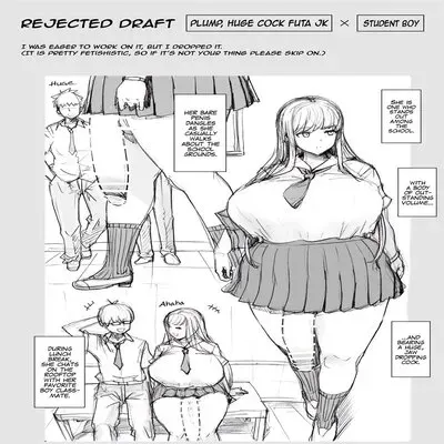 Plump, Huge Cock Futa JK x Student Boy [Original] manga cover