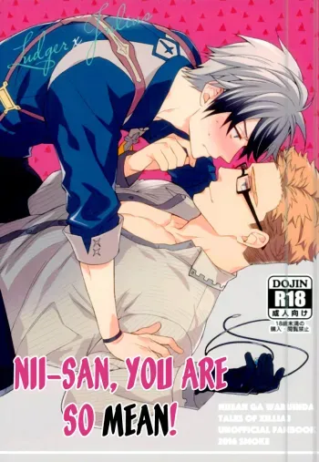 Nii-san is so mean! manga cover